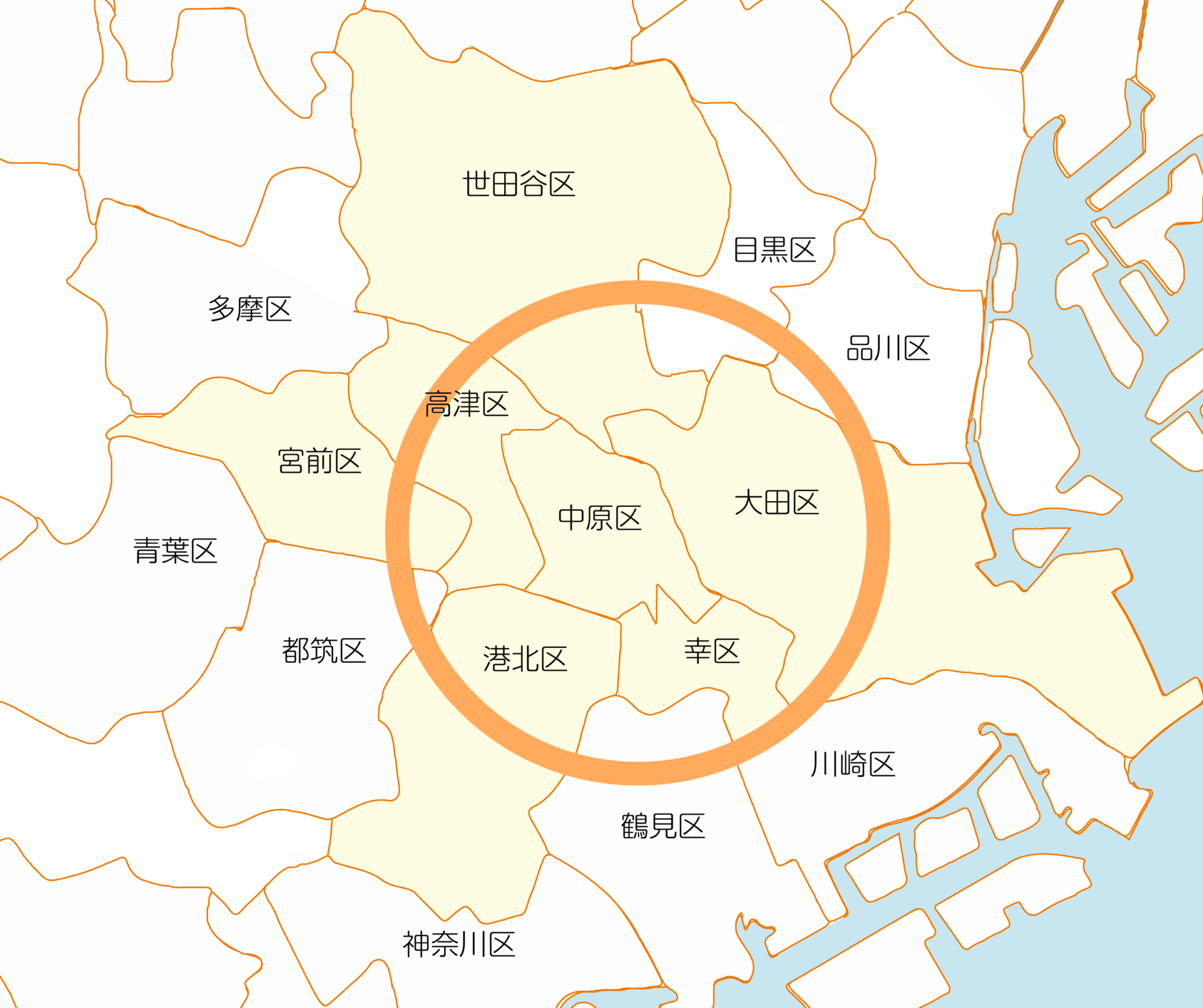 訪問エリア地図